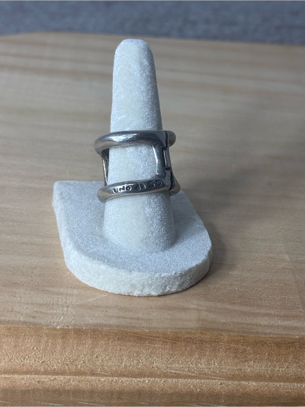 UNOde50 Silver Tone Ring 7-7 1/4